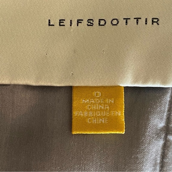 Anthropologie Leifsdottir Silk Panthers Play Dress Yellow Gray Size 0 - Picture 14 of 14